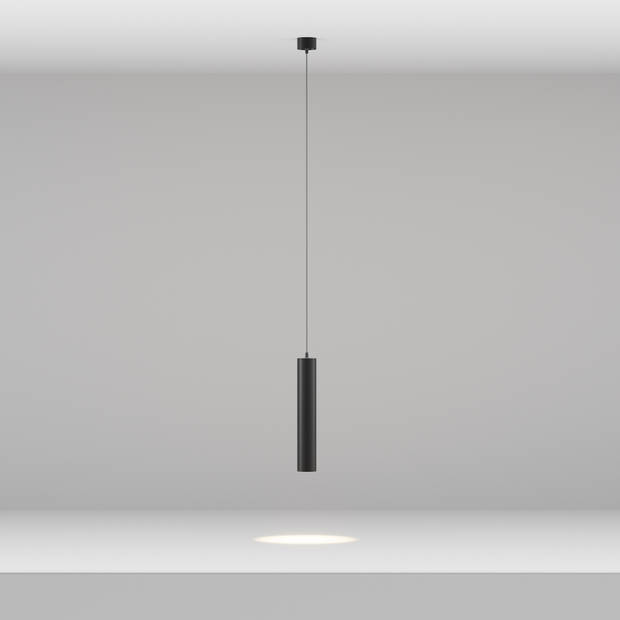 Maytoni Technical - Hanglamp Focus LED - Zwart - Ø5,2