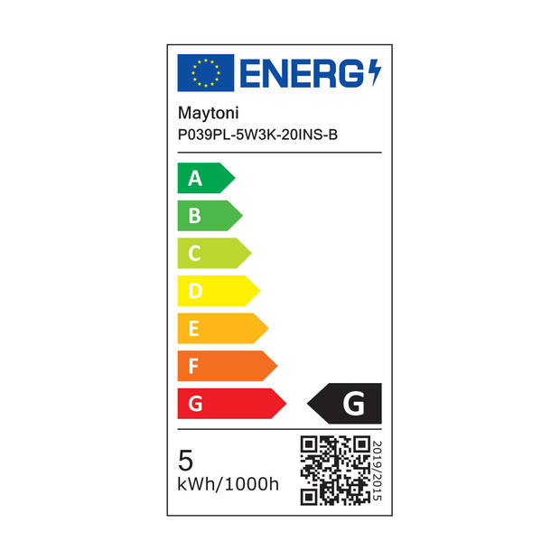 Maytoni Technical - Hanglamp Luna - Zwart en wit - Ø20