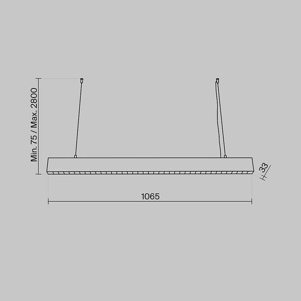 Maytoni Technical - Hanglamp Points - Wit