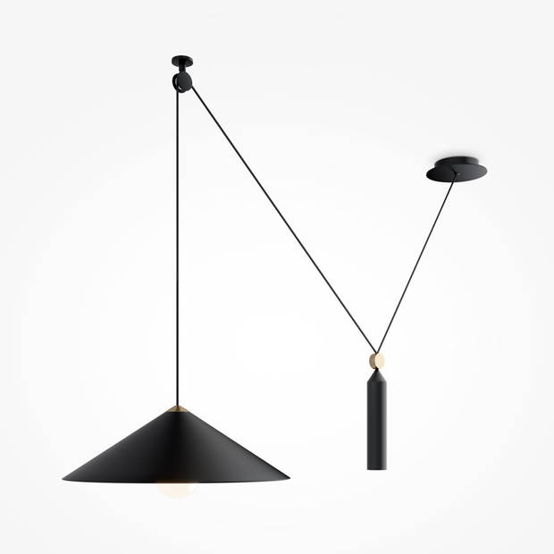 Maytoni Technical - Hanglamp Peso - Zwart - Ø42