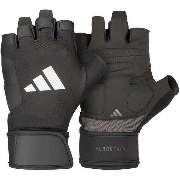 Adidas Strength training handschoenen zwart