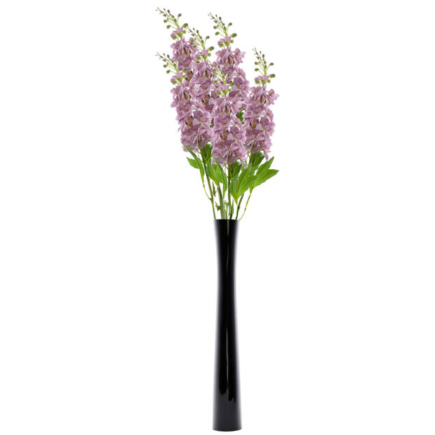 Bellatio Design Kunstbloem bloesemtak ridderspoor - 87 cm - roze - kunst zijdebloemen - Kunstbloemen