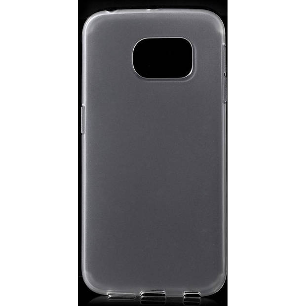 Mesh - Samsung Galaxy S6 Edge Hoesje - Back Case Siliconen Transparant