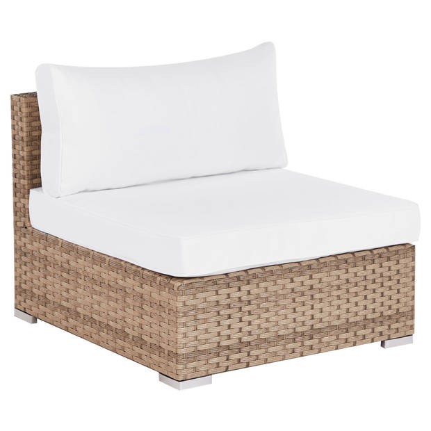 Beliani SANO - Loungeset-Natuurlijk-PE rotan