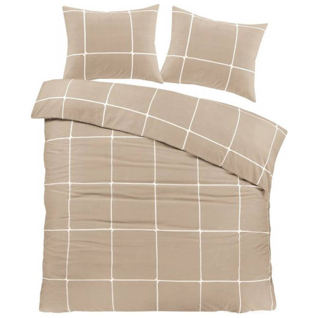 Day Dream Stan - Dekbedovertrek - Tweepersoons - 200x200/220 cm - Beige