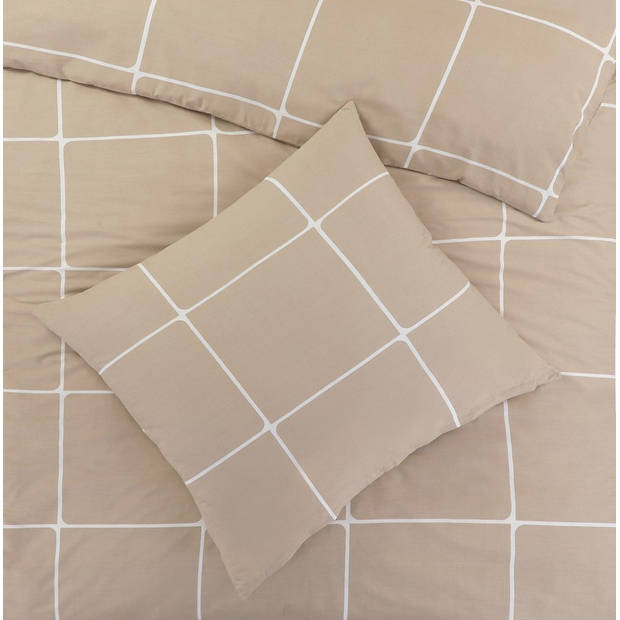 Day Dream Stan - Dekbedovertrek - Eenpersoons - 140x200/220 cm - Beige