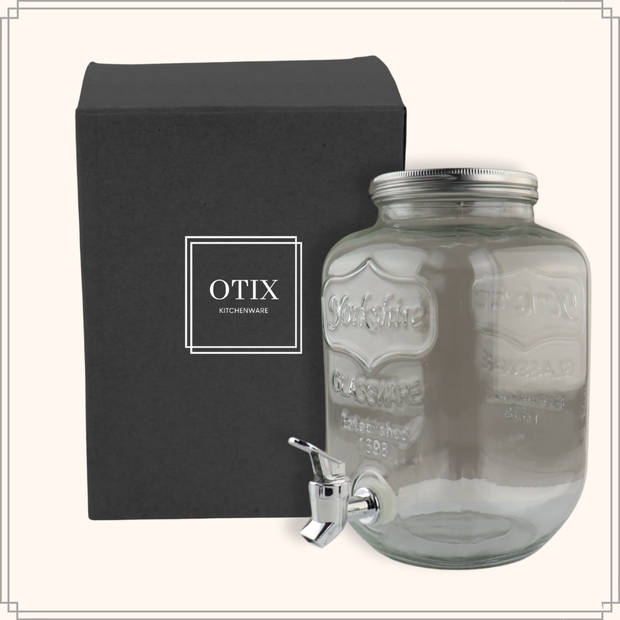 OTIX Drankdispenser - Limonadetap - Glas - 4l