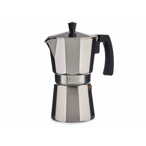 Kinvara Percolator Italiaans koffiezetter - Aluminium - zilver - 450 ml - Koffiezetter - Percolators