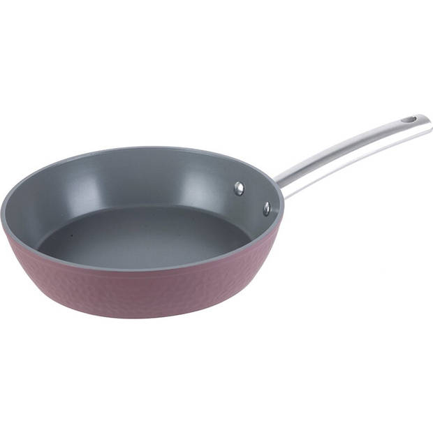 Michelino 46007 - Braadpan - Ø 24cm - Bordeau - Serie Leonidas