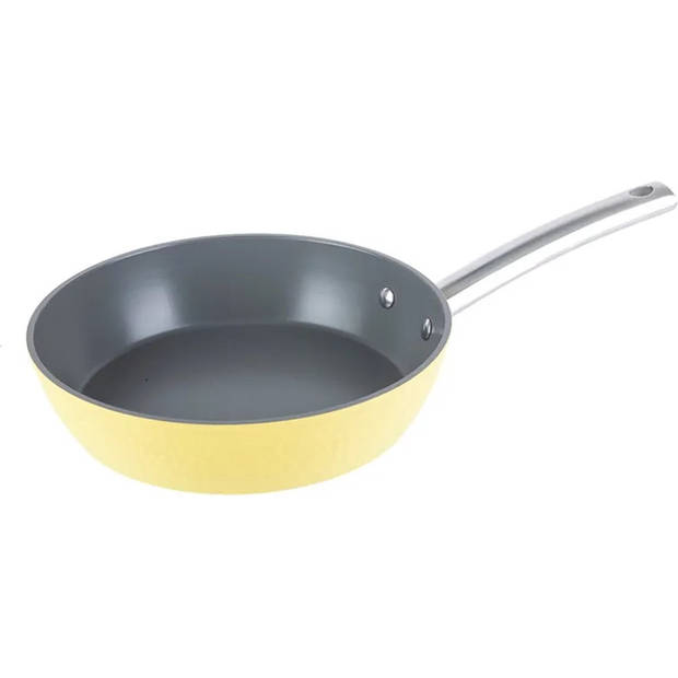 Michelino 46005 - Braadpan - Ø 24cm - Geel - Serie Leonidas