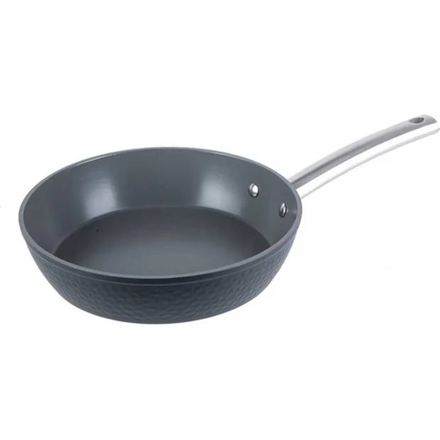 Michelino 46004 - Braadpan - Ø 24cm - Zwart - Serie Leonidas