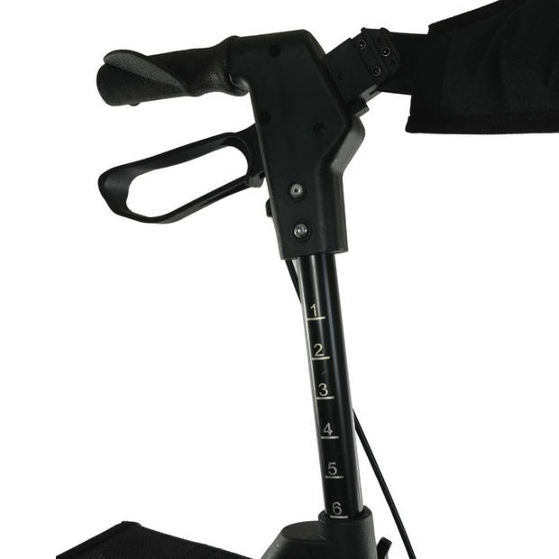 Buitenrollator Rebel (8,5 kg) - Grote luchtbanden - Outdoor rollator - Opvouwbare buitenrollator