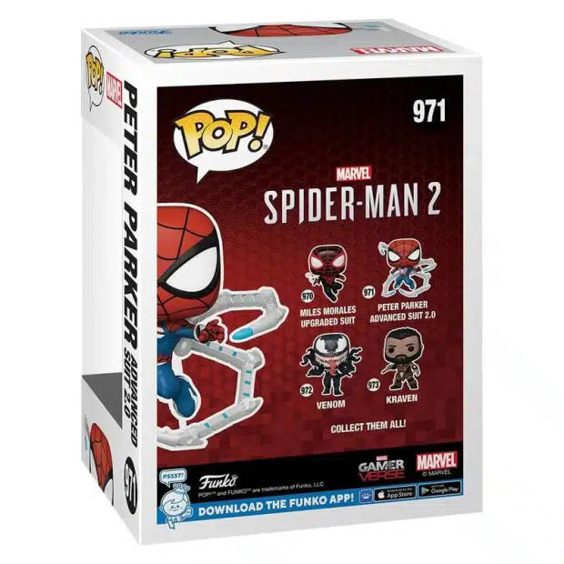 Pop Games: Spider-Man 2 - Peter Parker Funko Pop #971