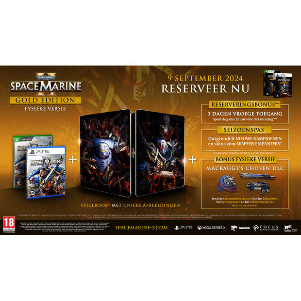 Warhammer 40K: Space Marine 2 - Gold Edition - PS5