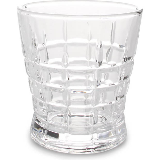 BonBistro Torso Rechthoekig Design Drinkglas - 26 cl - 6 stuks