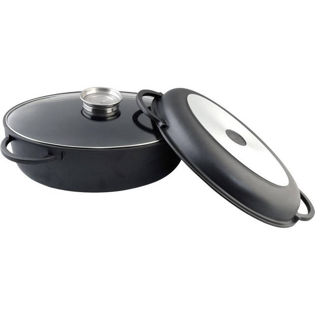 Kinghoff 3949 - 2 in 1 braadpan - 38 x 25 cm