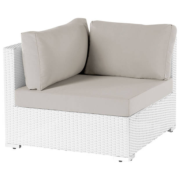 Beliani SANO - Loungeset-Wit-PE rotan