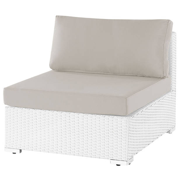 Beliani SANO - Loungeset-Wit-PE rotan