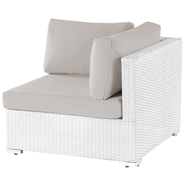 Beliani SANO - Loungeset-Wit-PE rotan