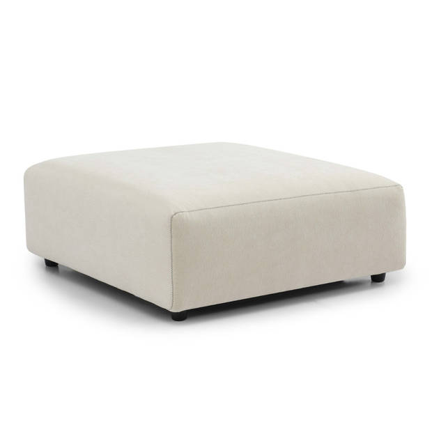 Bronx71 Hocker July chenille off white.