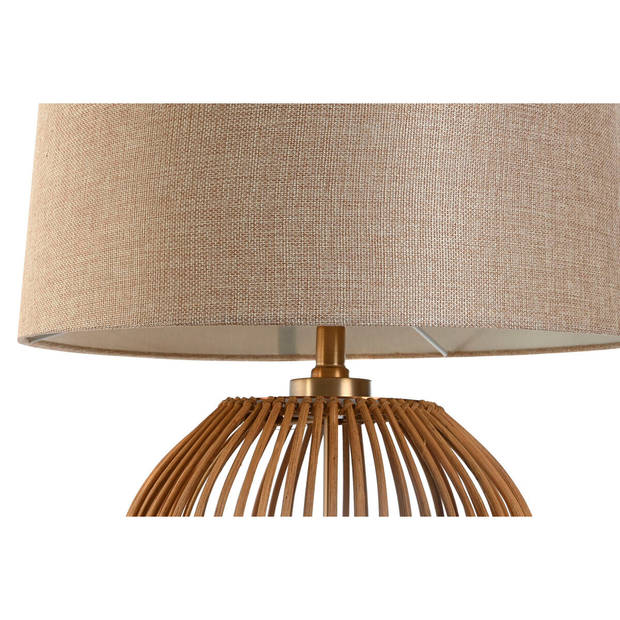 Bureaulamp Home ESPRIT Bruin Beige Gouden Natuurlijk 50 W 220 V 43 x 43 x 67 cm