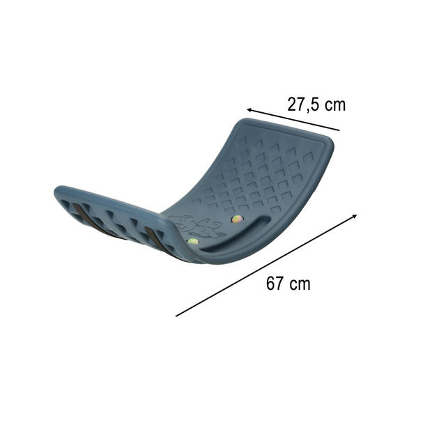 Balance Board Voor Kinderen Met Anti-slip 67x29 cm - Maximaal 90 kg Belasting - Blauw