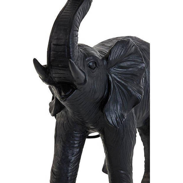 Olifant - Lampvoet - E27 - Matzwart - 37 x 14 x 40 cm