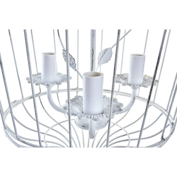 Plafondlamp DKD Home Decor 37 x 37 x 55 cm Metaal Wit 25 W