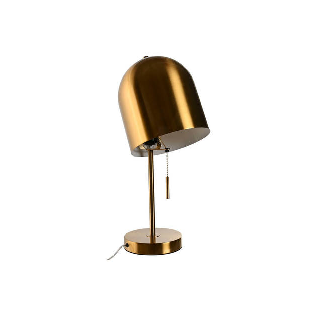 Bureaulamp Home ESPRIT Gouden Metaal 50 W 220 V 18 x 18 x 44 cm