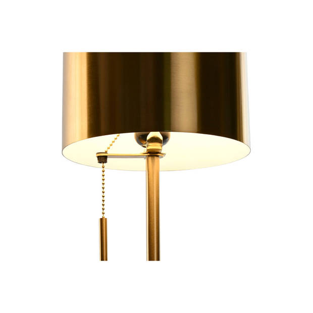 Bureaulamp Home ESPRIT Gouden Metaal 50 W 220 V 18 x 18 x 44 cm