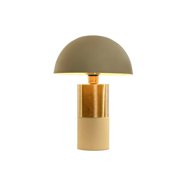 Bureaulamp DKD Home Decor Gouden Metaal Crème Ijzer 220 V 31 x 31 x 45 cm 50 W