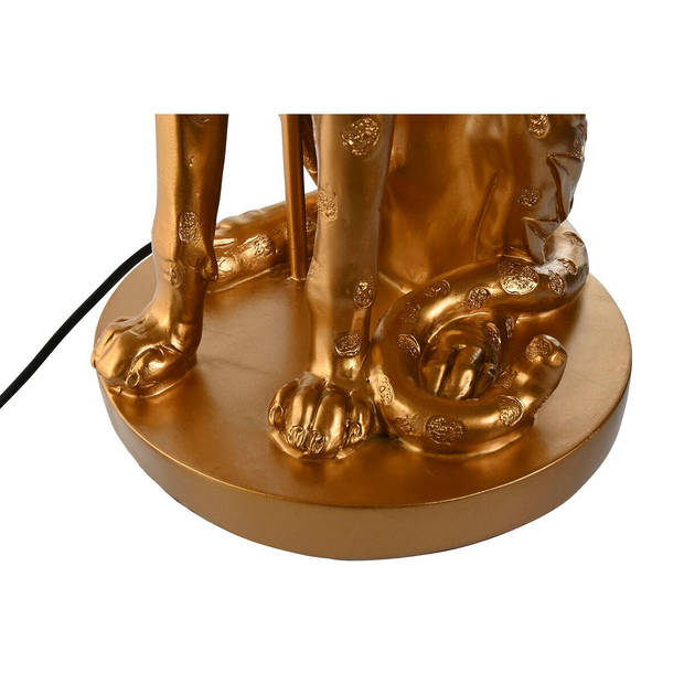 Bureaulamp Home ESPRIT Zwart Gouden 33 x 33 x 78,5 cm