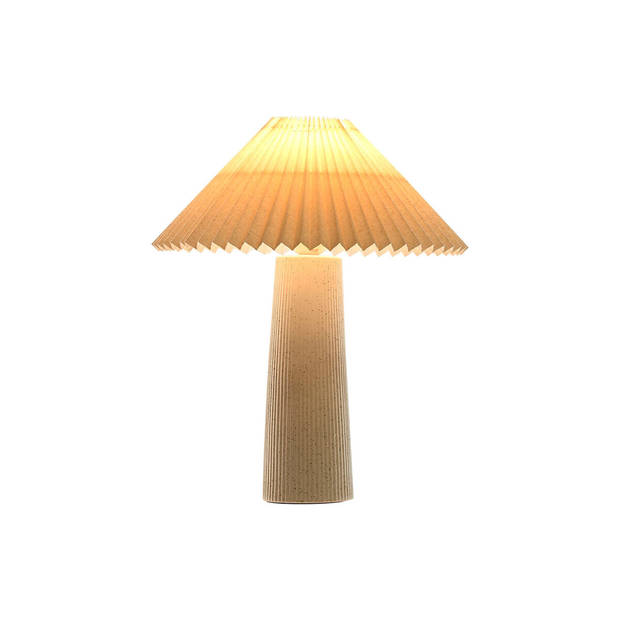 Bureaulamp Home ESPRIT Beige Keramisch 50 W 220 V 35 x 35 x 41 cm