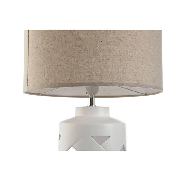 Bureaulamp Home ESPRIT Wit 220 W 60 V 35 x 35 x 70 cm