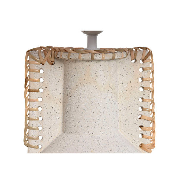 Bureaulamp Home ESPRIT Beige Natuurlijk Keramisch 50 W 220 V 28 x 28 x 47 cm (2 Stuks)