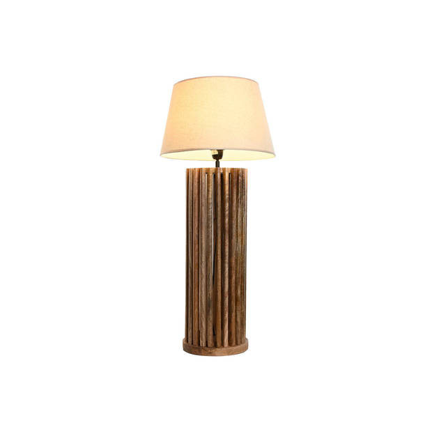 Bureaulamp Home ESPRIT Bruin Mangohout 50 W 220 V 23 x 23 x 72 cm