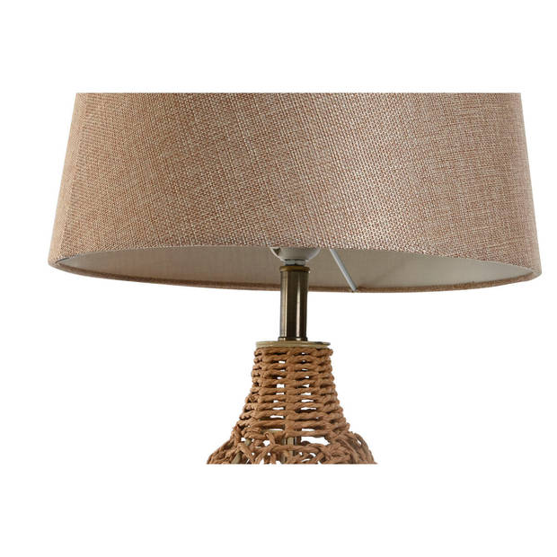 Bureaulamp Home ESPRIT Bruin Beige Gouden Natuurlijk 50 W 220 V 33 x 33 x 60 cm