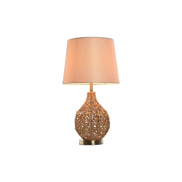 Bureaulamp Home ESPRIT Bruin Beige Gouden Natuurlijk 50 W 220 V 33 x 33 x 60 cm