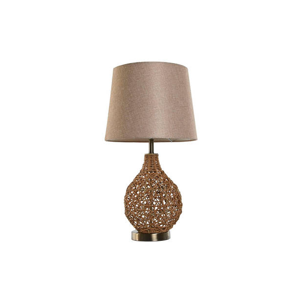 Bureaulamp Home ESPRIT Bruin Beige Gouden Natuurlijk 50 W 220 V 33 x 33 x 60 cm