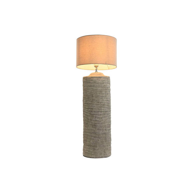 Bureaulamp Home ESPRIT Grijs Cement 50 W 220 V 24 x 24 x 82 cm