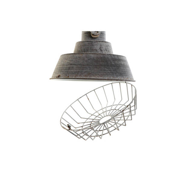 Plafondlamp Home ESPRIT Grijs Hout Metaal Ijzer 25 W 39 x 39 x 45 cm