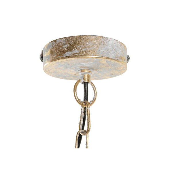 Plafondlamp DKD Home Decor Grijs Gouden (49 x 49 x 48 cm)