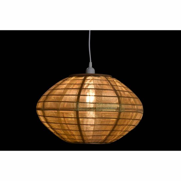 Plafondlamp DKD Home Decor Natuurlijk Gouden Bruin Bamboe 50 W (42 x 42 x 26 cm)