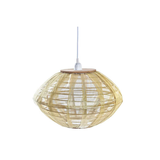 Plafondlamp DKD Home Decor Natuurlijk Gouden Bruin Bamboe 50 W (42 x 42 x 26 cm)