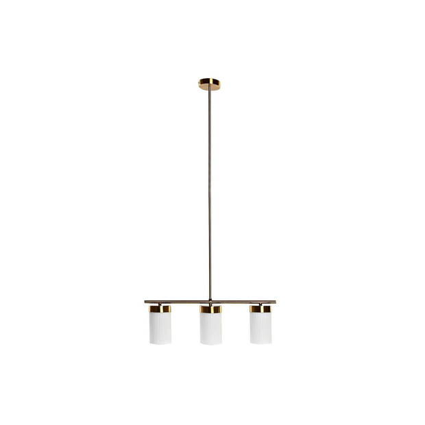 Plafondlamp DKD Home Decor Gouden Wit (60 x 15 x 25 cm)