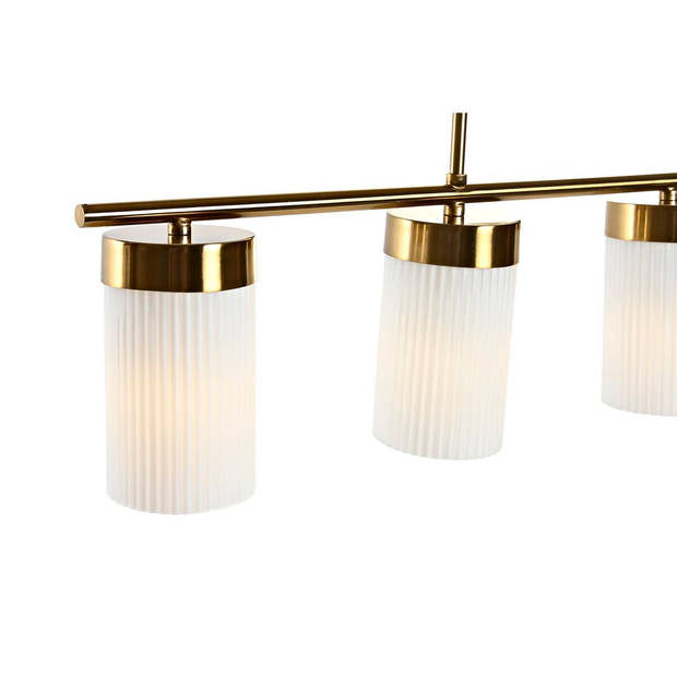 Plafondlamp DKD Home Decor Gouden Wit (60 x 15 x 25 cm)