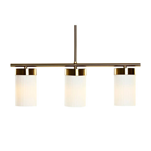 Plafondlamp DKD Home Decor Gouden Wit (60 x 15 x 25 cm)