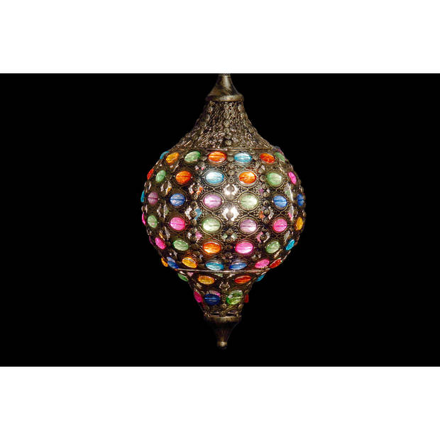 Plafondlamp DKD Home Decor Gouden Metaal Multicolour 40 W 50 W 24 x 24 x 42 cm