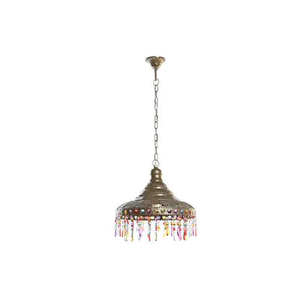 Plafondlamp DKD Home Decor 37 x 37 x 38 cm Gouden Metaal Multicolour 50 W