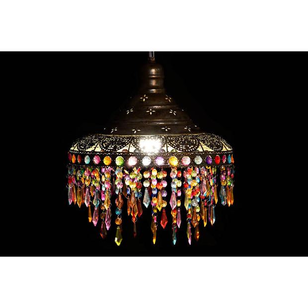 Plafondlamp DKD Home Decor 37 x 37 x 38 cm Gouden Metaal Multicolour 50 W